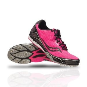 Saucony Velocity Pink Spikes